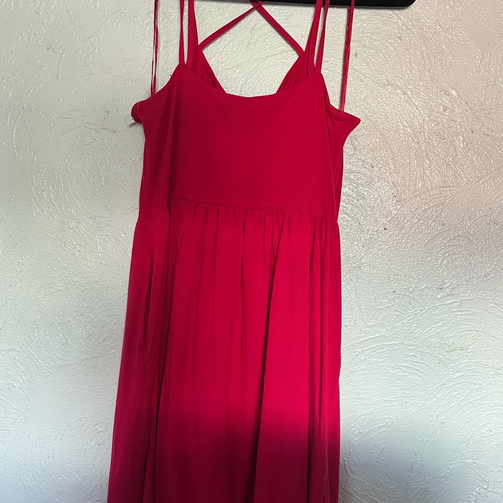 Old Navy Red Spaghetti-Strap Sundress